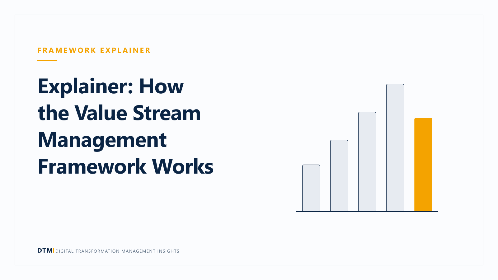 Explainer: How the Value Stream Management Framework Works